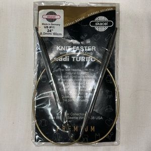 Knitting Needles Skacel Addi Turbo. Size US 11 24”